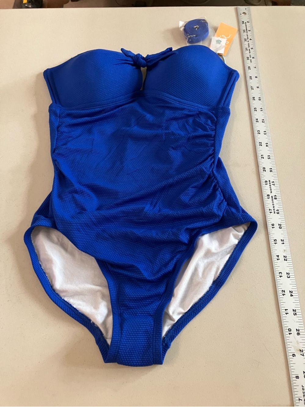 Kona Sol Royal Blue Women’s One-Piece Swimsuit NWT MEDIUM.